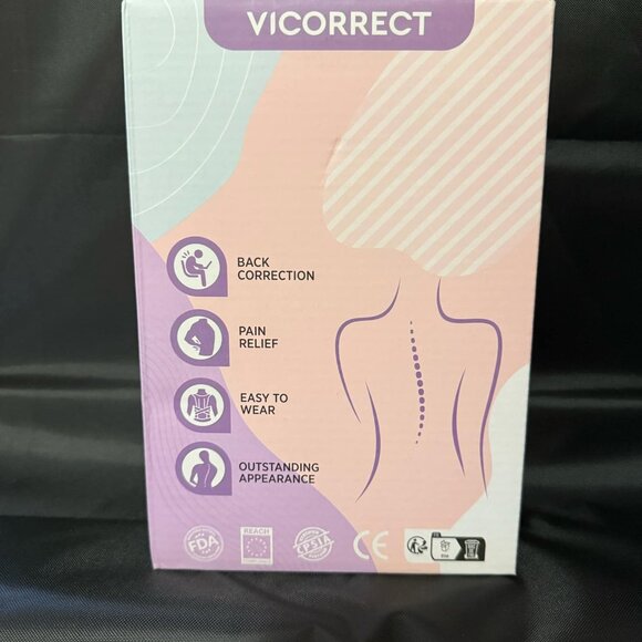 VICORRECT Posture Corrector for Women - Upper Back Brace Adjustable & Breathable - Picture 1 of 10